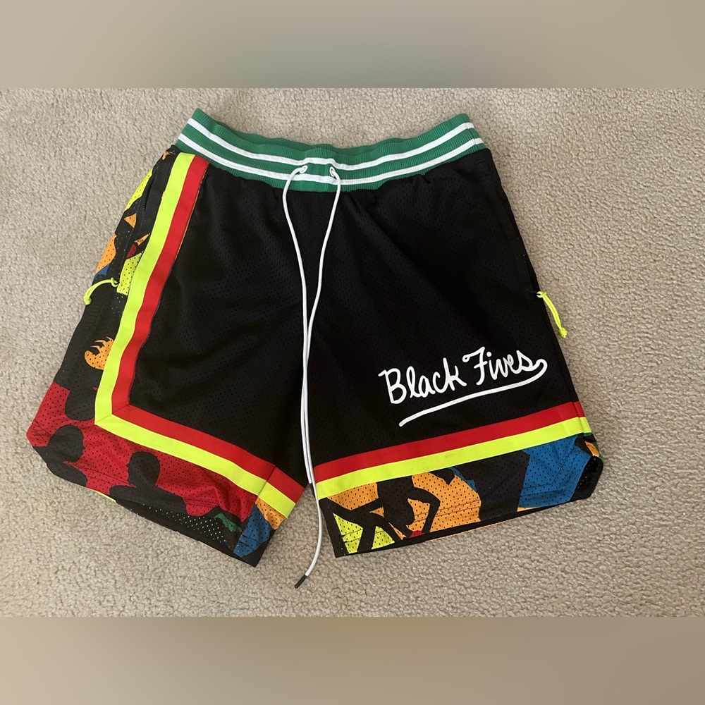 PUMA BLACK FIVES Harlem Basketball Shorts